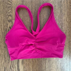 ALO Yoga Wild Thing Bra in Magenta Crush M